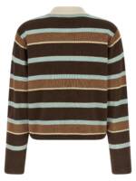 Guest In Residence Cropped Stripe Rugby Sweater