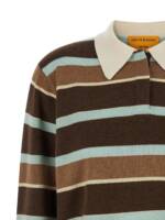 Guest In Residence Cropped Stripe Rugby Sweater