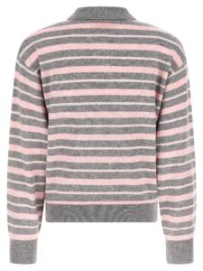 Guest In Residence Clloegiate Stripe Polo Sweater