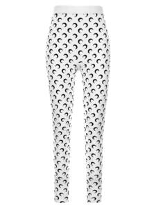 Marine Serre Moon Printed Jersey Leggings