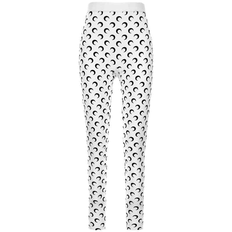 Marine Serre Moon Printed Jersey Leggings