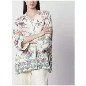 ETRO Kesa in cotton-blend mat fabric