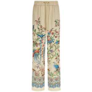Etro Flora And Fauna Printed Trousers