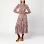 ETRO Long dress with Paisley print