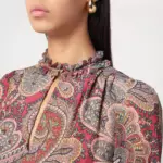 ETRO Long dress with Paisley print