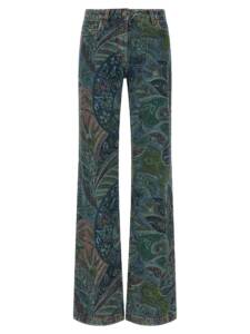 Etro Floral Print Jeans