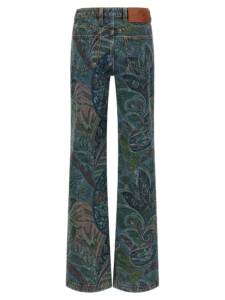 Etro Floral Print Jeans