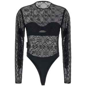 Marine Serre Moonogram Bodysuit