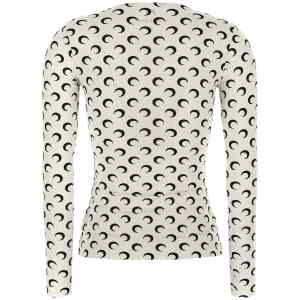 Marine Serre Moon Printed Jersey Second Skin T-shirt