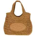Tod's Small Raffia Shopping Bag