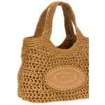 Tod's Small Raffia Shopping Bag