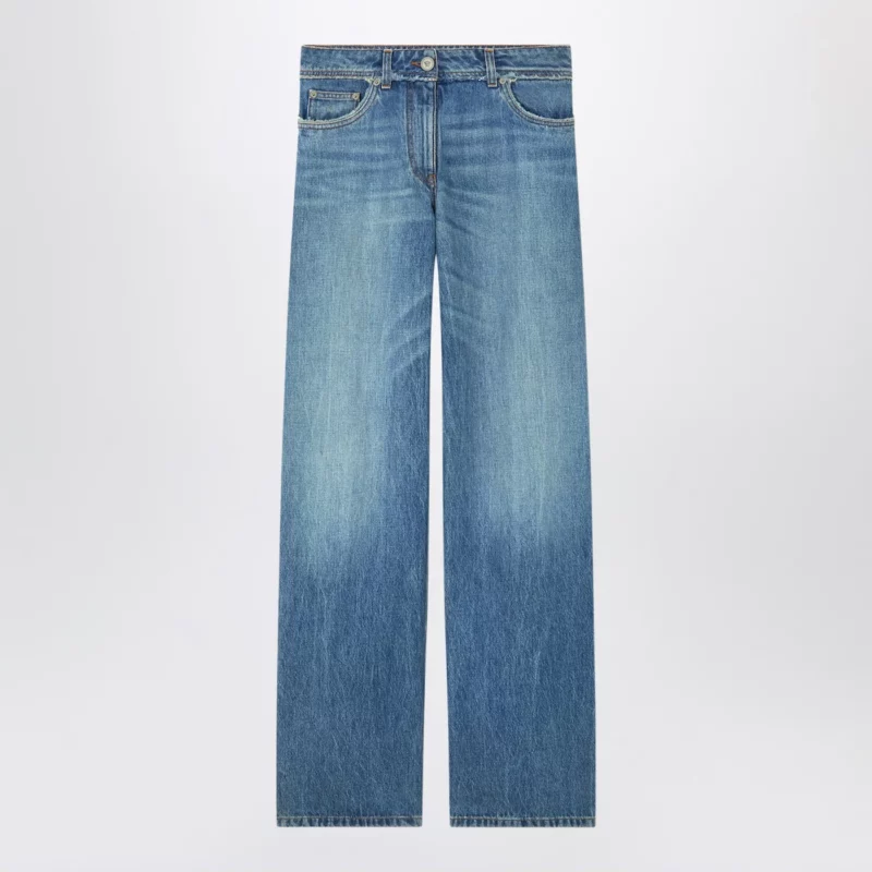 Versace Medium blue boyfriend jeans