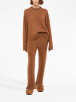 Alanui Cashmere and silk blend trousers
