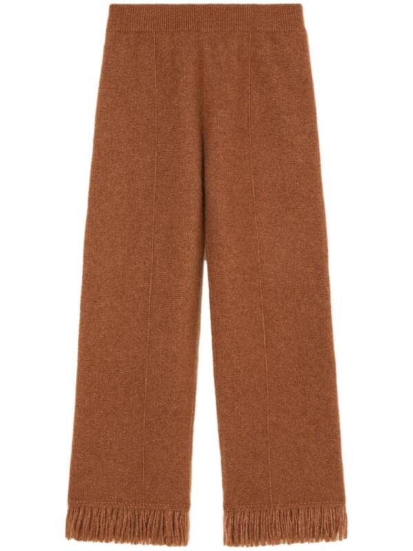 Alanui Cashmere and silk blend trousers