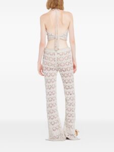 Alanui Lagoon Romance cotton trousers