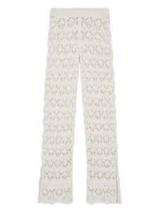 Alanui Lagoon Romance cotton trousers