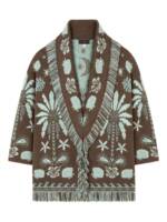 Alanui Echoes Of The Island wool and cotton cardigan