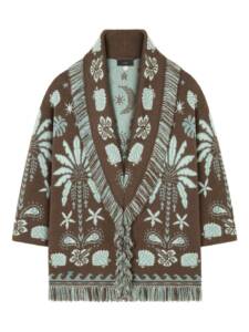 Alanui Echoes Of The Island wool and cotton cardigan