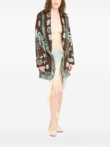 Alanui Echoes Of The Island wool and cotton cardigan
