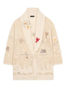 Alanui Where The Waves Begins cotton cardigan
