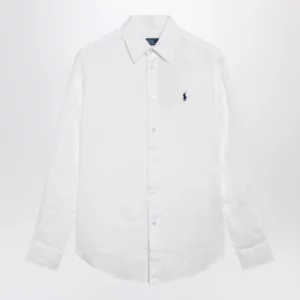 Polo Ralph Lauren White linen Classic-Fit shirt