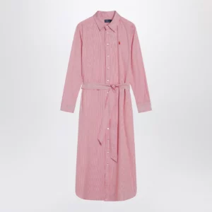 Polo Ralph Lauren Red and white striped shirt dress