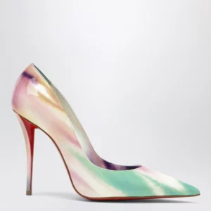 Christian Louboutin Miss Z pumps in tie-dye patent calf leather