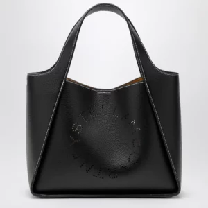 Stella McCartney Black medium Stella Logo bag