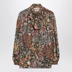 Valentino Silk blouse with floral print