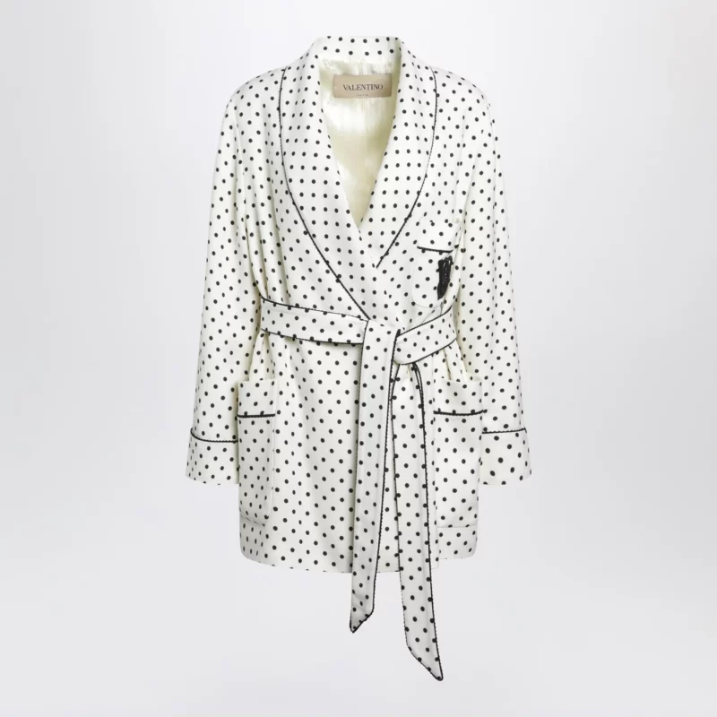 Valentino Supergrain jacket with Plusdepois print