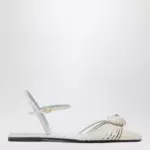 Valentino Garavani Coeur Royal sandals in ivory