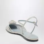 Valentino Garavani Coeur Royal sandals in ivory