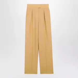 Valentino British Mohair trousers in ochre