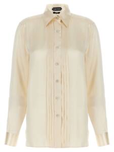 Tom Ford Pleated Plastron Shirt