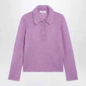Chloé Lavender alpaca-blend cardigan