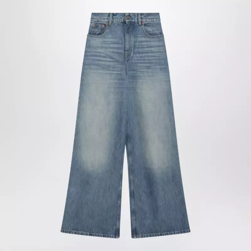 Chloé High-waisted wide-leg Dream blue jeans