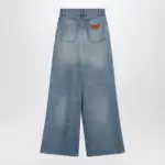Chloé High-waisted wide-leg Dream blue jeans