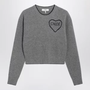 Chloé Gray wool and cashmere sweater