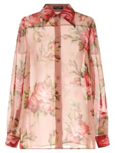 Dolce & Gabbana Bouquet Rose Shirt