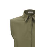 Brunello Cucinelli Shiny Trim Shirt