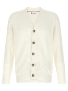 Brunello Cucinelli English Ribbed Cardigan