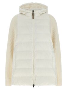 Brunello Cucinelli Shiny Zipper Pull Down Jacket