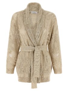 Brunello Cucinelli Crochet Cardigan