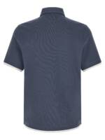 Brunello Cucinelli Double Layer Polo Shirt