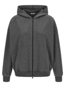 Brunello Cucinelli Shiny Trims Hoodie