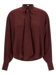 Brunello Cucinelli Shiny Collar Shirt