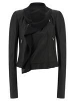 Rick Owens Scarf Biker Jacket