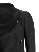 Rick Owens Scarf Biker Jacket