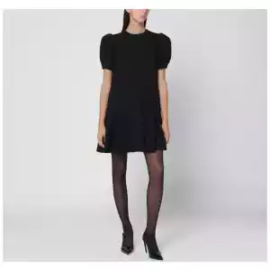 Moschino Black mini dress with pleats