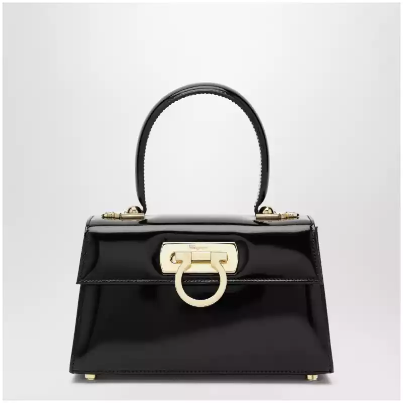 0759117LE_Q_FERRA-NN.a-1 Ferragamo Black Iconic Top Handle bag